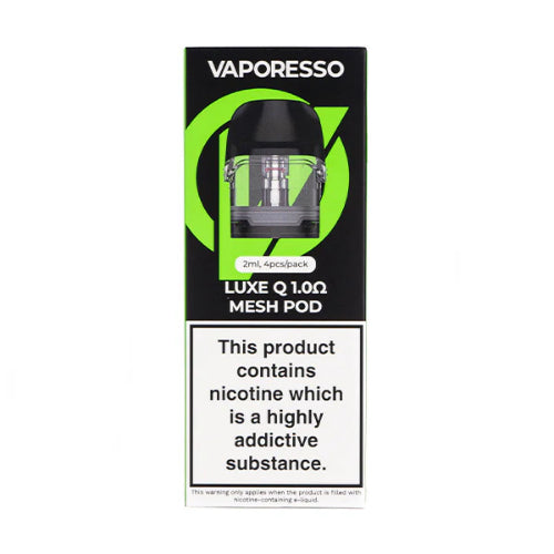 Vaporesso Luxe Q Replacement Pods – 2ml Refillable Pods (Pack of 4)