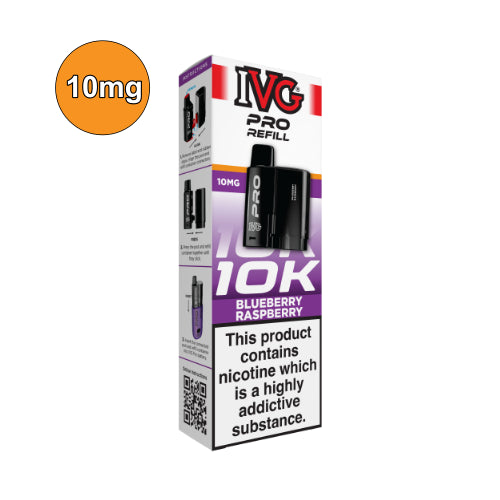 Blueberry Raspberry – 10mg IVG Pro 12 10K Replacement Pods