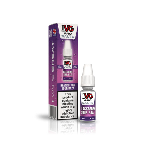 Blackberry Sour Razz – IVG Pro Salts Nic Salt E-Liquid