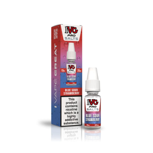 Blue Sour Strawberry – IVG Pro Salts Nic Salt E-Liquid