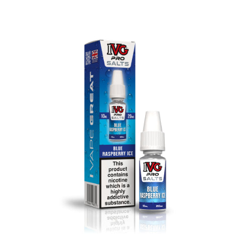 Blue Raspberry Ice – IVG Pro Salts Nic Salt E-Liquid
