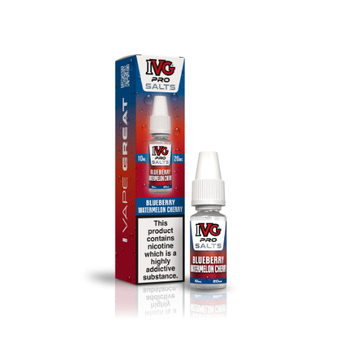 Blueberry Watermelon Cherry – IVG Pro Salts Nic Salt E-Liquid