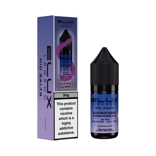 Blue Razz Gummy - Elux Legend Nic Salts 10ml