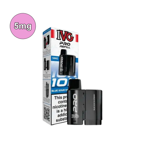 Blue Sour Raspberry – 5mg IVG Pro 12 Refill Pods