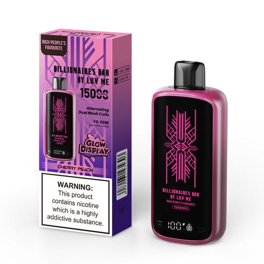 Billionaires Bar By Luv Me Vape 15000 Puffs | Smart Display