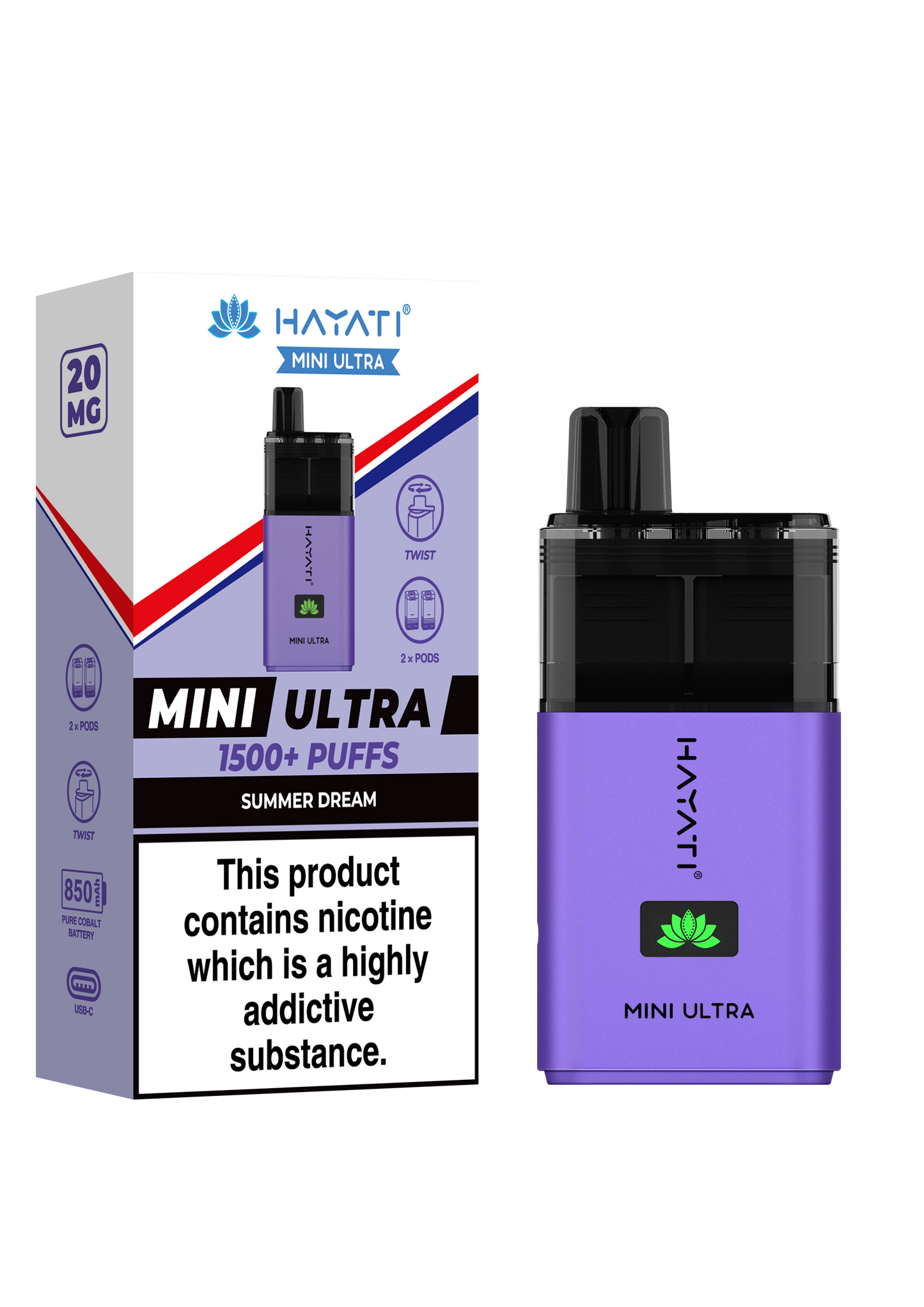 Hayati Mini Ultra 1500+ Puffs