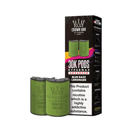 Blue Razz Lemonade – Al Fakher Hypermax 30K Refill Pods