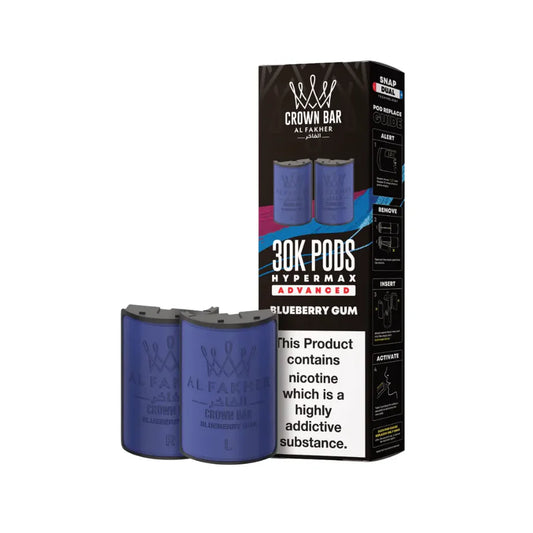 Blueberry Gum – Al Fakher Hypermax 30K Refill Pods