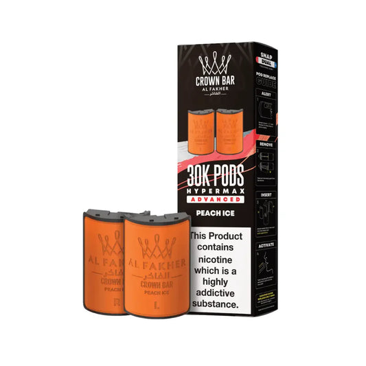 Peach Ice – Al Fakher Hypermax 30K Refill Pods
