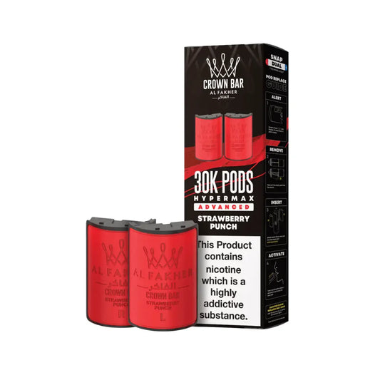 Strawberry Punch – Al Fakher Hypermax 30K Refill Pods