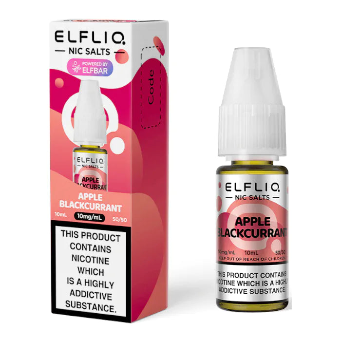 *New* Apple Blackcurrant - Elfliq Nic Salts Elf Bar 10ml