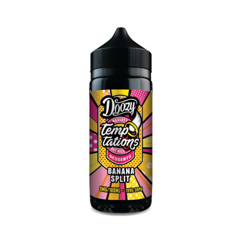 Banana Split - Doozy Temptations 100ml Shortfill E-Liquid