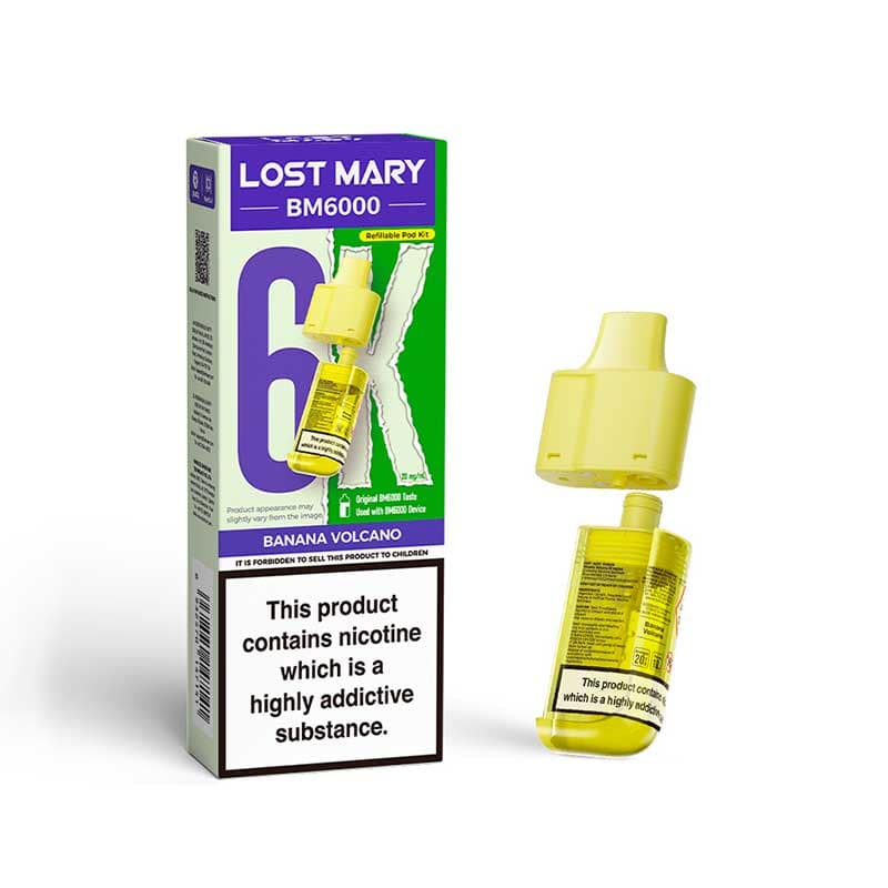 Banana Volcano - Lost Mary BM6000 Prefilled Pods