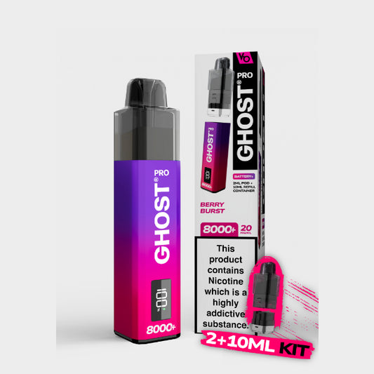 Ghost Pro 8000+ Vape Kit Vapes Bars
