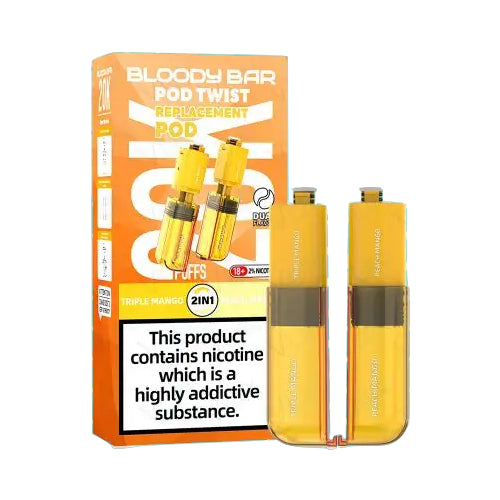 Triple Mango / Peach Mango – Bloody Bar Ultra Twist 20K Refill Pods