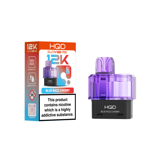 Blue Razz Cherry – HQD Glow Pro 12k Refill Pods