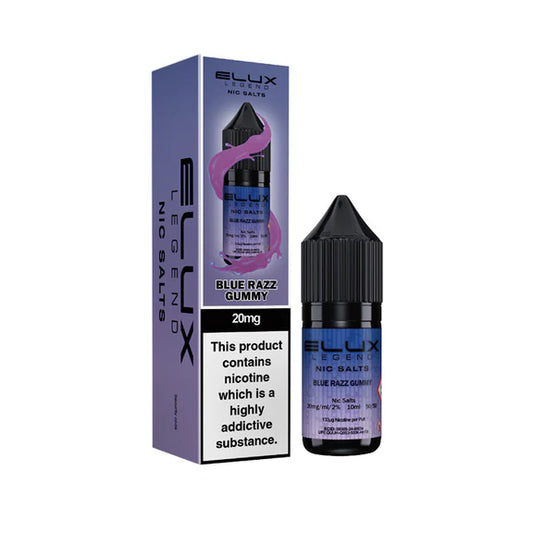 Blue Razz Gummy - Elux Legend Nic Salts 10ml