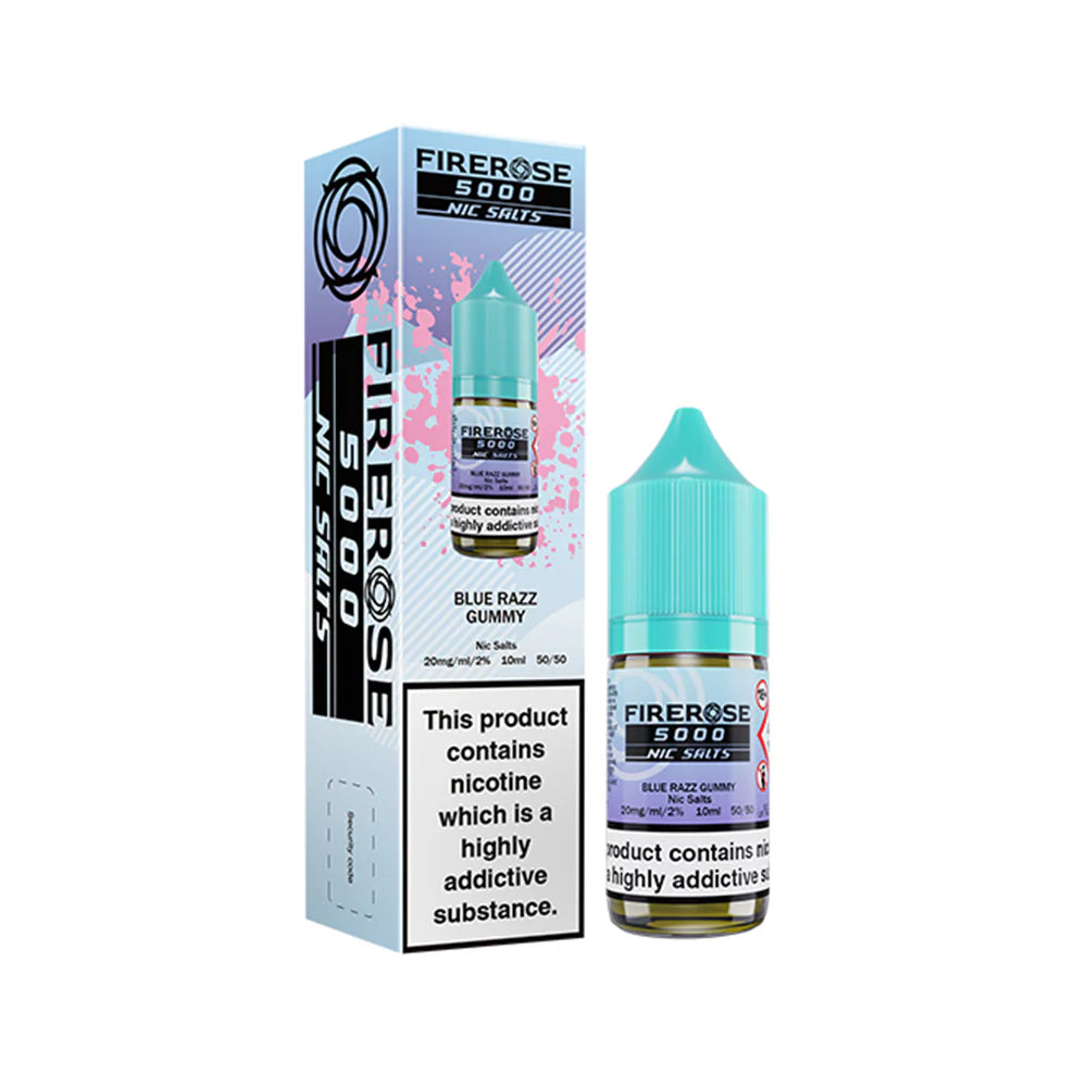 Blue Razz Gummy - Firerose 5000 Nic Salts 10ml