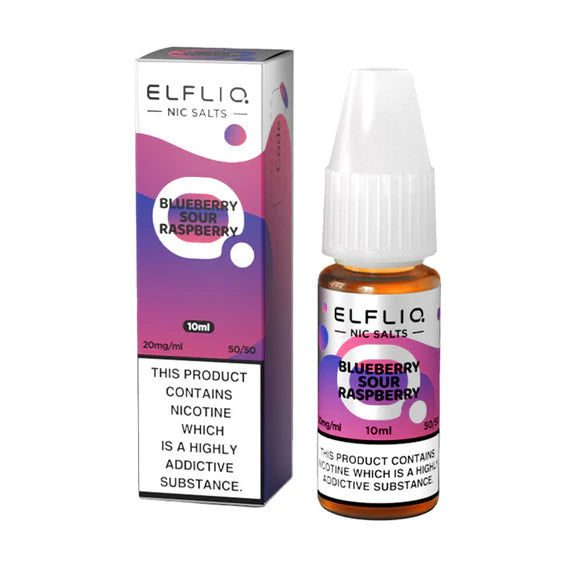 Blueberry Sour Raspberry - Elfliq Nic Salts Elf Bar 10ml
