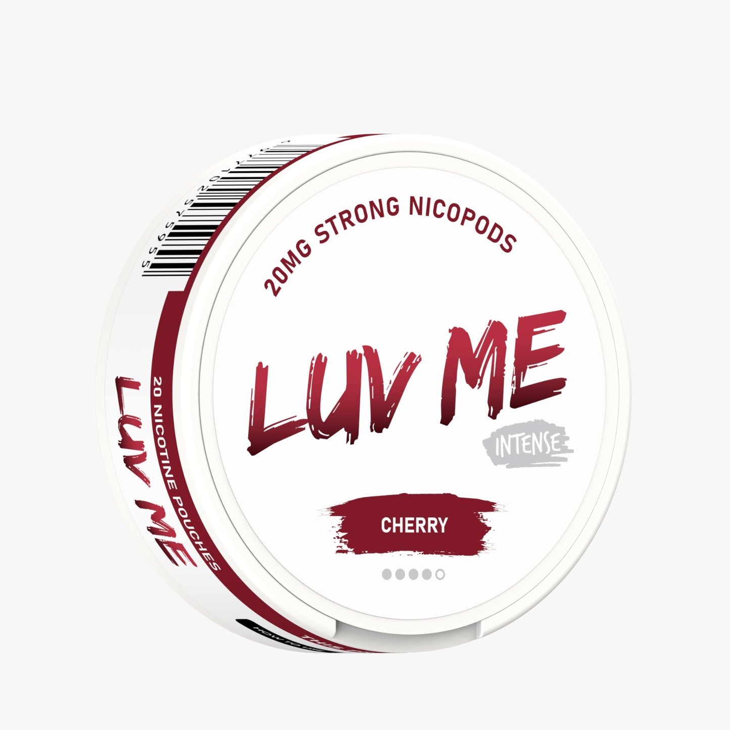 Luv Me Intense Nicotine Pouch 20MG | Cherry