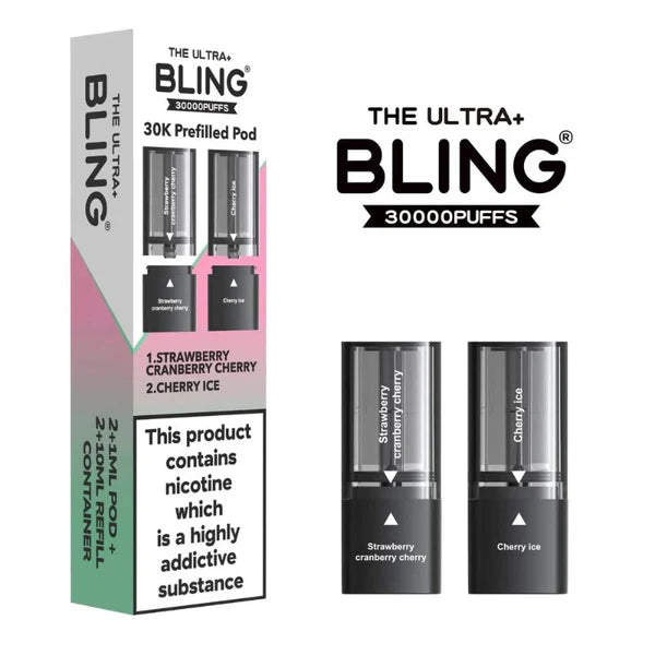 Strawberry Cranberry Cherry / Cherry Ice - Bling Ultra+ 30K Refill Pods
