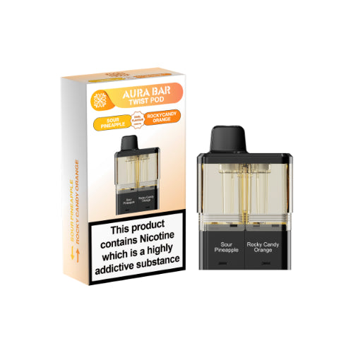 Sour Pineapple / Rocky Candy Orange - Crystal Prime Twist 40K Replacement Pods