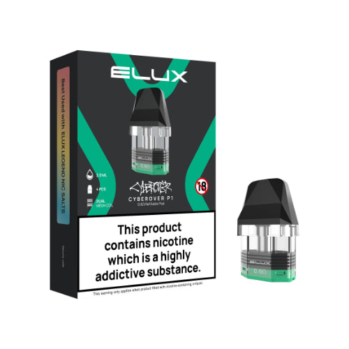 Elux Cyberover P1 Replacement Pods 4 Pack
