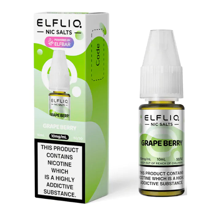 *New* Grape Berry - Elfliq Nic Salts Elf Bar 10ml