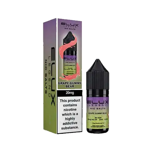 Grape Gummy Bear - Elux Legend Nic Salts 10ml