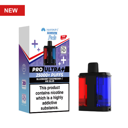 Blueberry Raspberry / Mr Blue - Hayati Pro Ultra 25K Refill Pods
