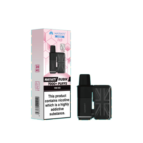 Vim Ice - Hayati Rubik 7000 Refill Pods | Only 4.99! VapehouseUK Vim Ice - Hayati Rubik 7000 Refill Pods | Only 4.99! VapehouseUK