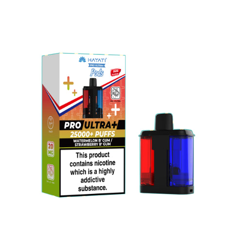 Watermelon B'Gum / Strawberry B'Gum - Hayati Pro Ultra Plus 25k Replacement Pods