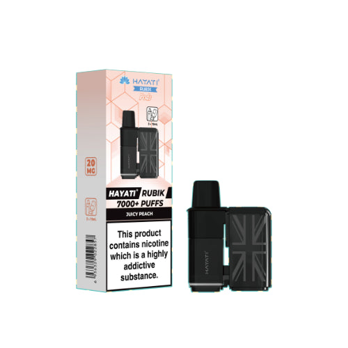 Juicy Peach - Hayati Rubik 7000 Refill Pods