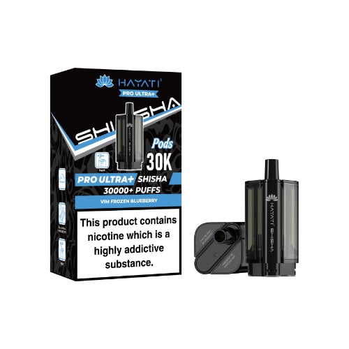 Vim Frozen Blueberry / Vim Frozen Blueberry – Hayati Shisha 30K Refill Pods