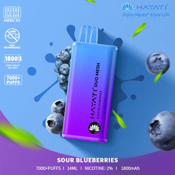 Hayati Duo Mesh 7000 Puffs | All Flavours Available | Now Only £10.99!