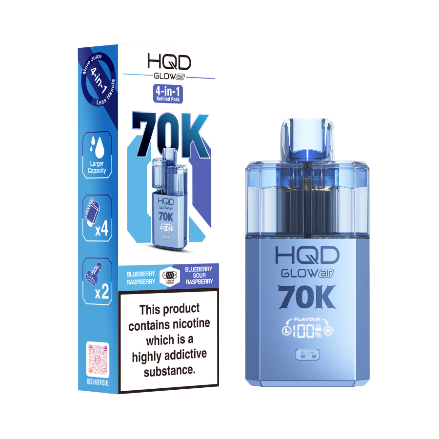 HQD Glow Air 70K Prefilled Pod Kit