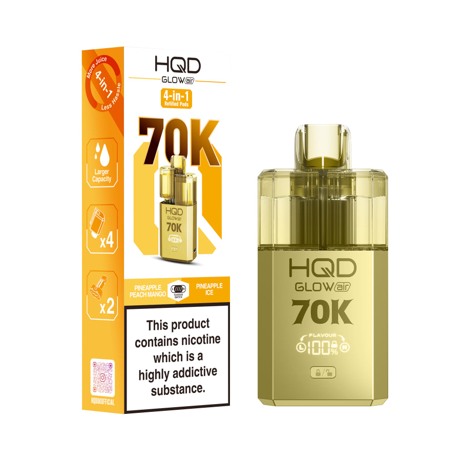 HQD Glow Air 70K Prefilled Pod Kit