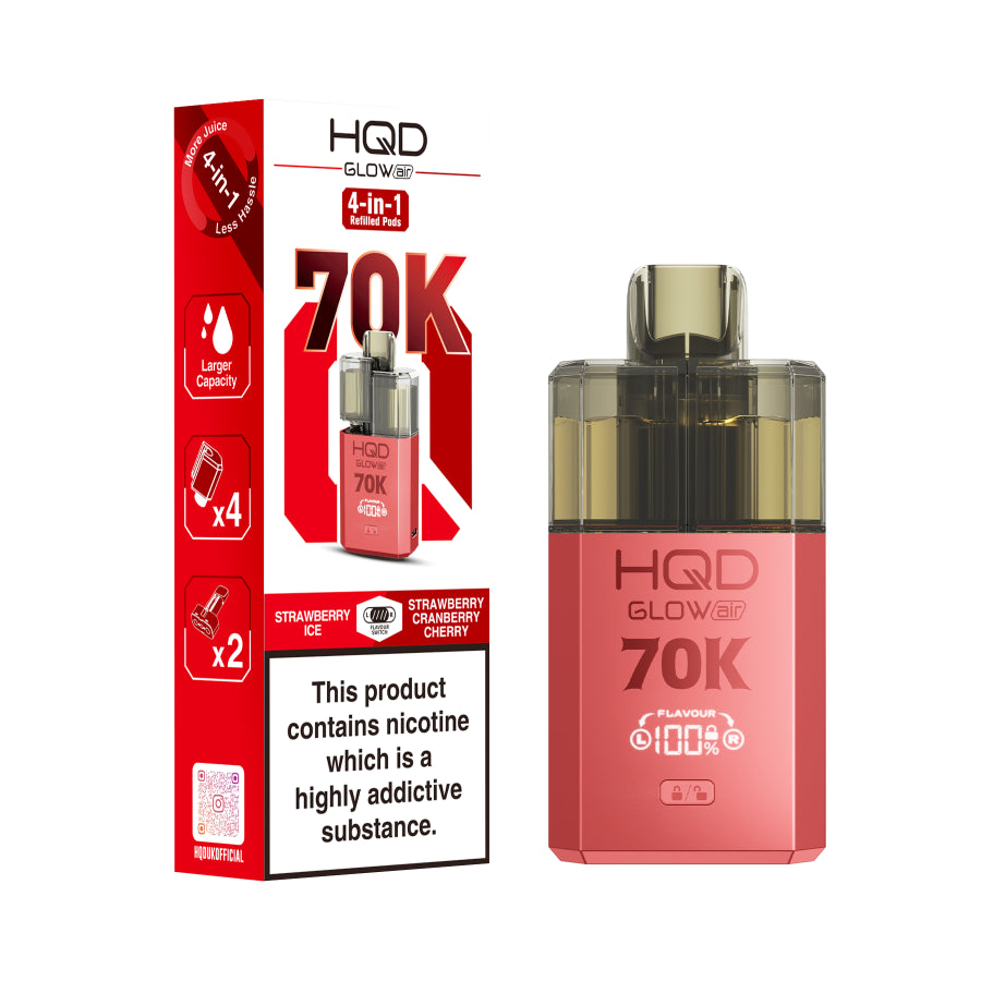 HQD Glow Air 70K Prefilled Pod Kit