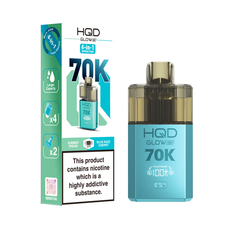 HQD Glow Air 70K Prefilled Pod Kit