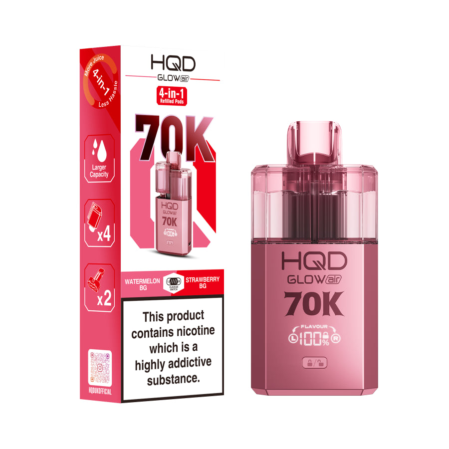 HQD Glow Air 70K Prefilled Pod Kit