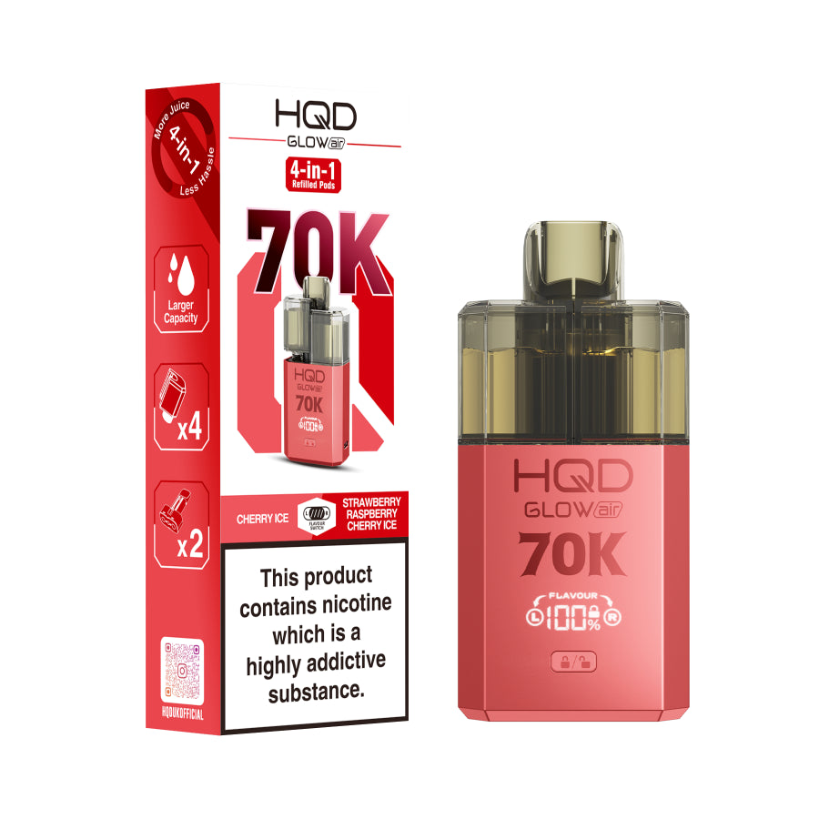 HQD Glow Air 70K Prefilled Pod Kit