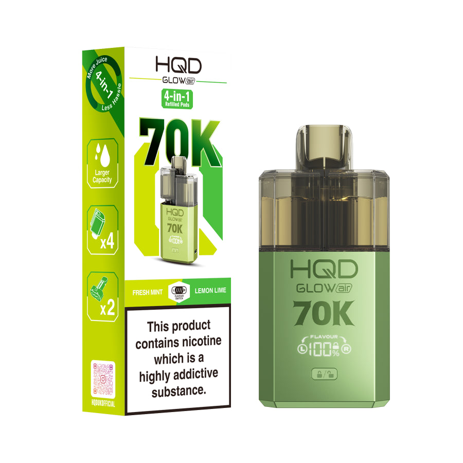 HQD Glow Air 70K Prefilled Pod Kit