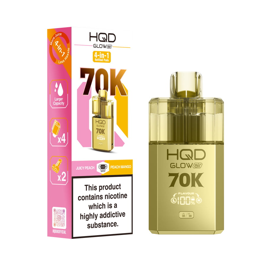 HQD Glow Air 70K Prefilled Pod Kit
