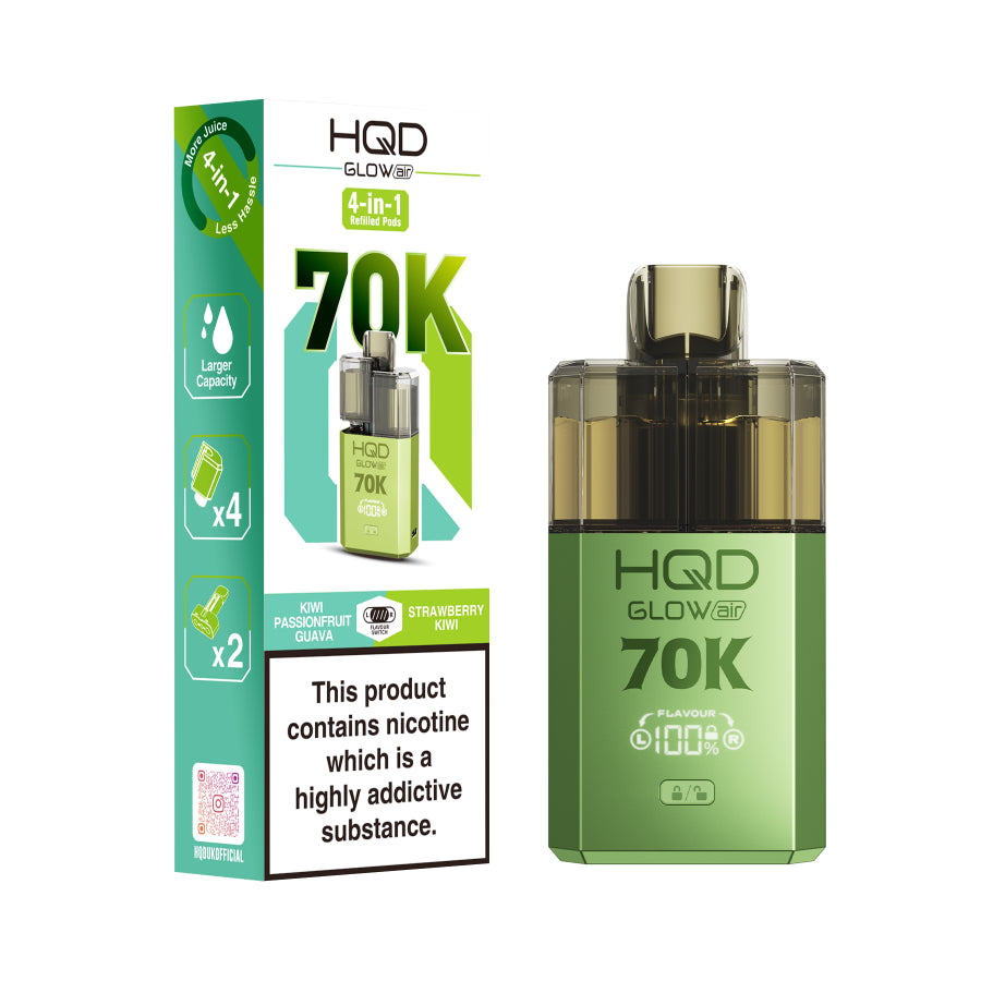HQD Glow Air 70K Prefilled Pod Kit