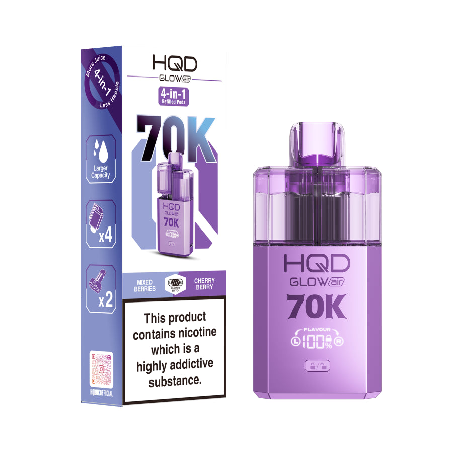 HQD Glow Air 70K Prefilled Pod Kit