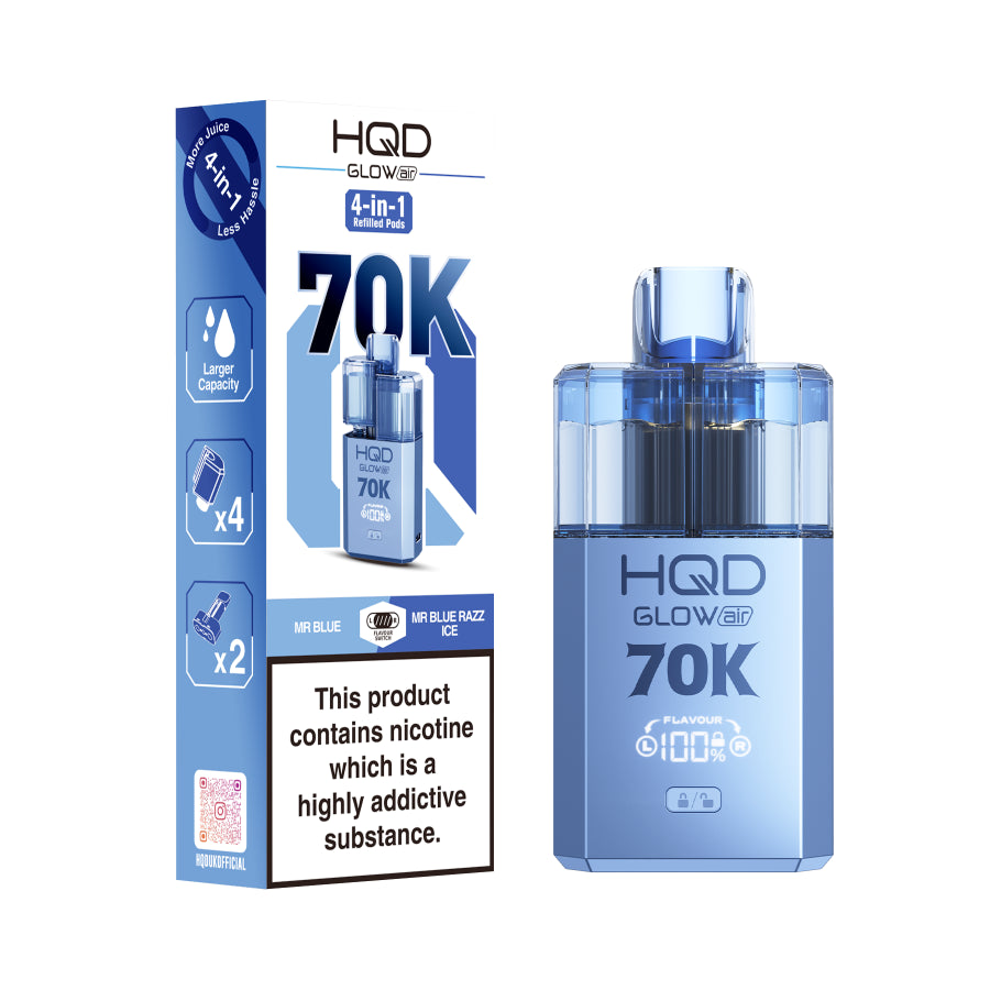 HQD Glow Air 70K Prefilled Pod Kit