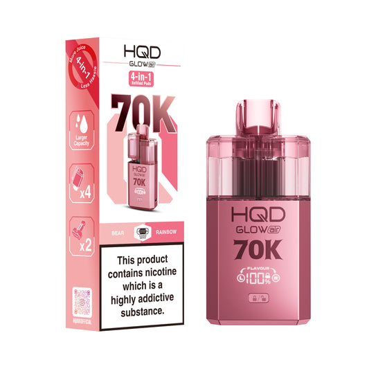 HQD Glow Air 70K Prefilled Pod Kit