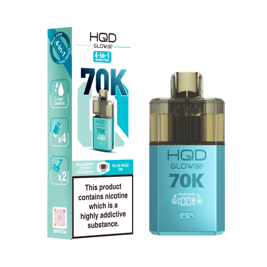 HQD Glow Air 70K Prefilled Pod Kit