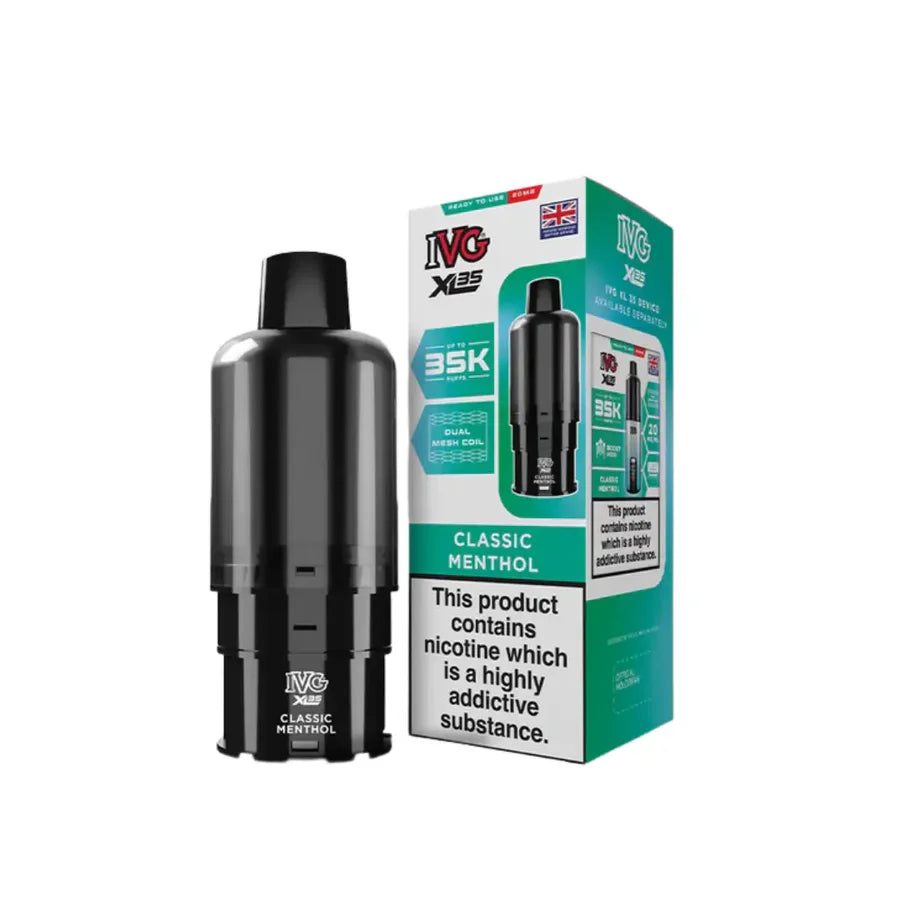 Classic Menthol β IVG XL 35K Refill Pods