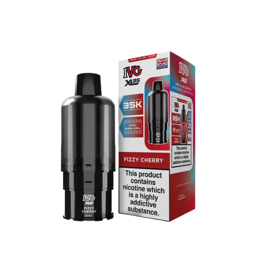 Fizzy Cherry β IVG XL 35K Refill Pods